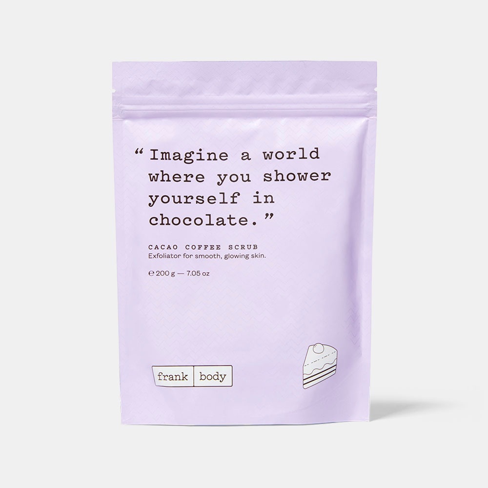 NEW Frank body Cacao coffee scrub